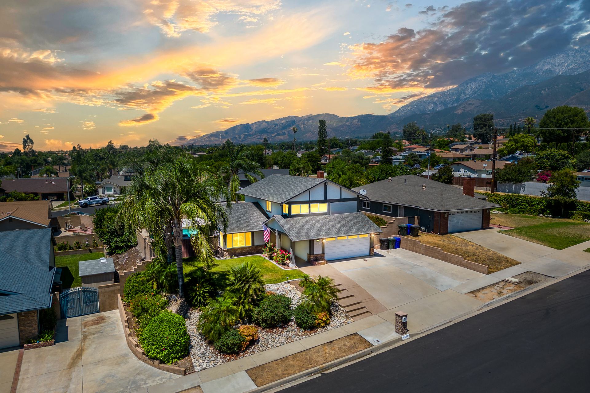 Real estate photograph of 6320 Mayberry Ave., Rancho Cucamonga